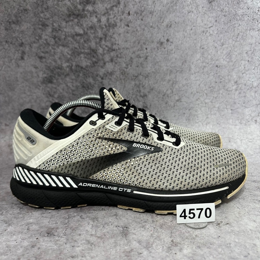 Brooks Adrenaline GTS 22 Women Size 12 Grey Running Shoes Support GuideRails